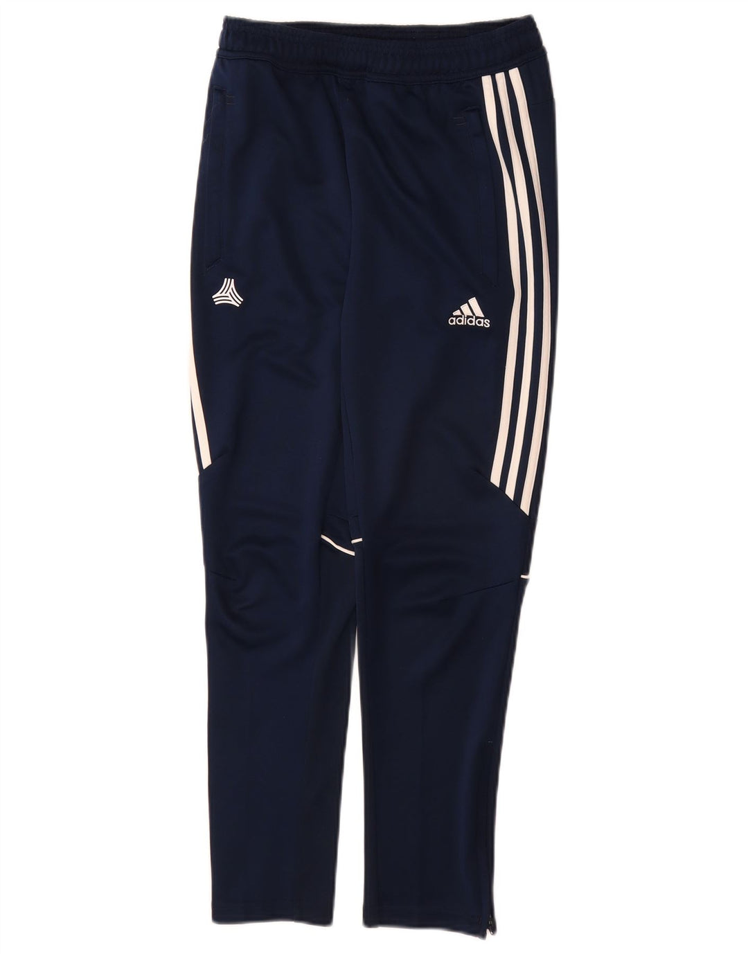 Chłopięce spodnie dresowe ADIDAS Climacool 11-12 lat, granatowe, poliestrowe