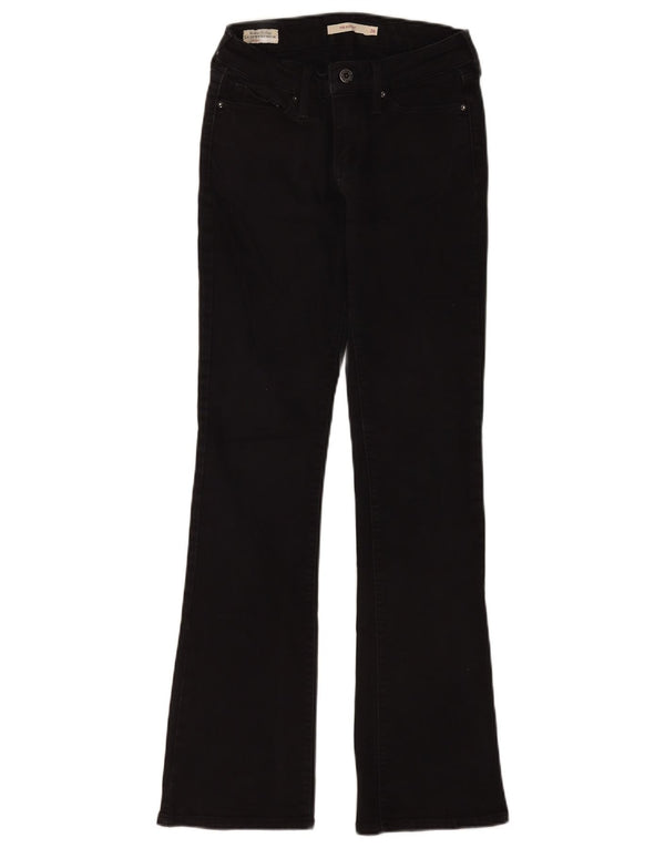 Damskie dżinsy Levi's 715 Bootcut W26 L32 Czarna bawełna