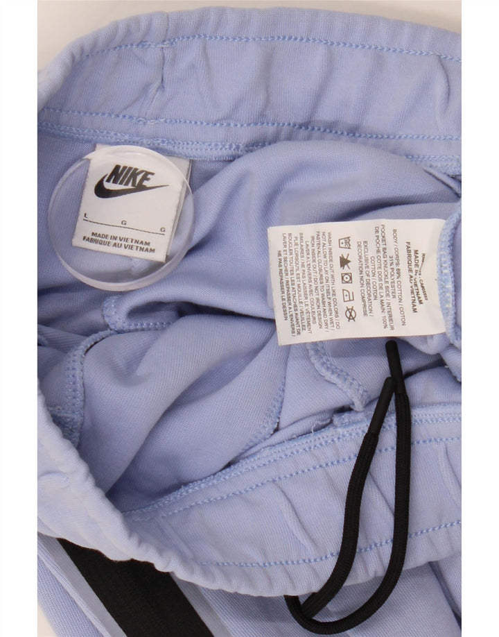 Damskie spodnie dresowe NIKE Joggers UK 14, duże, niebieskie, bawełniane