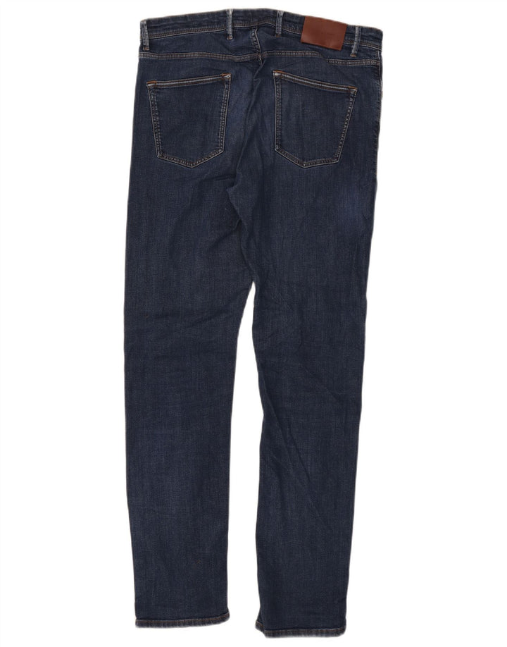 Jeansy męskie Massimo Dutti EU 42 Large W32 L30 Granatowa bawełna