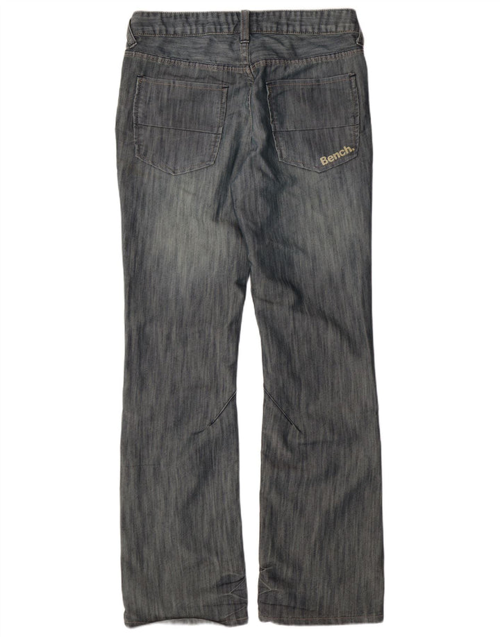 Męskie dżinsy Bootcut BENCH o regularnym kroju W32 L31 Niebieska bawełna