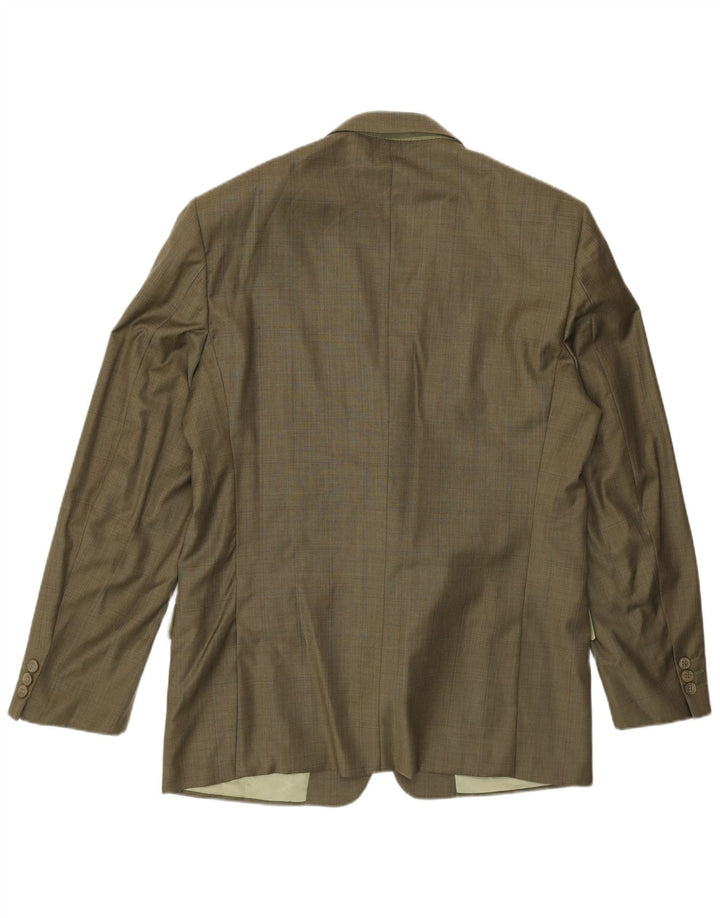 Męska marynarka zapinana na 1 guzik Facis IT 50 Large Khaki, nowa wełna