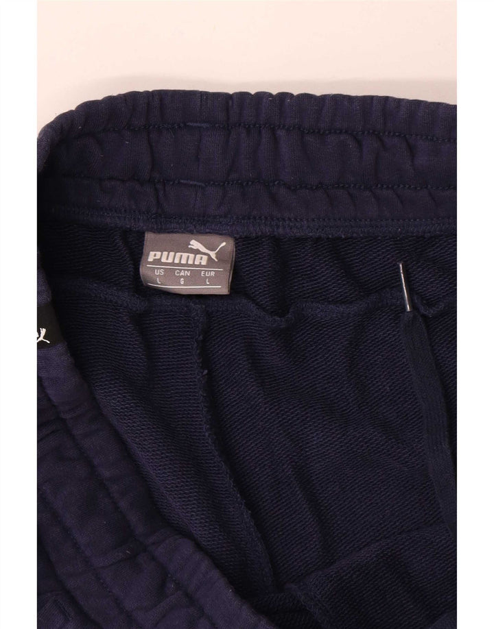 Męskie spodenki sportowe Puma Graphic, duże, granatowe