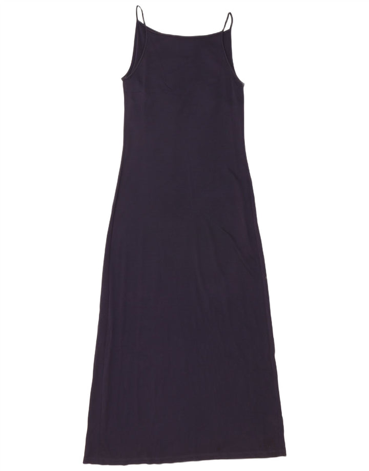 Max Mara Damska sukienka Maxi Sundress UK 12 Średni granatowy wiskoza