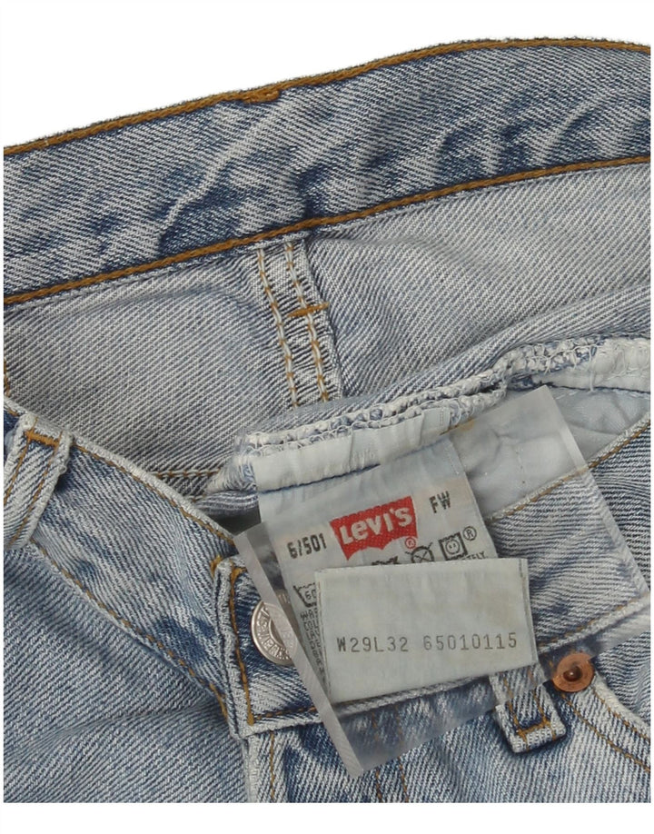 Męskie spodenki jeansowe Levi's 501 W29 Średni niebieski, bawełniany