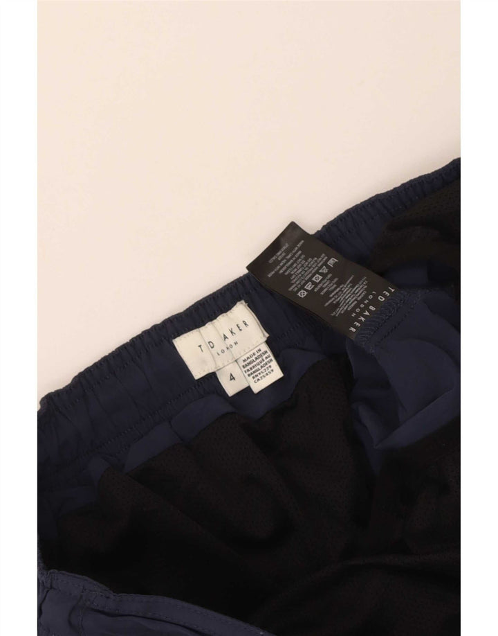Męskie spodenki kąpielowe Ted Baker, rozmiar 4, duże, granatowe, poliamidowe