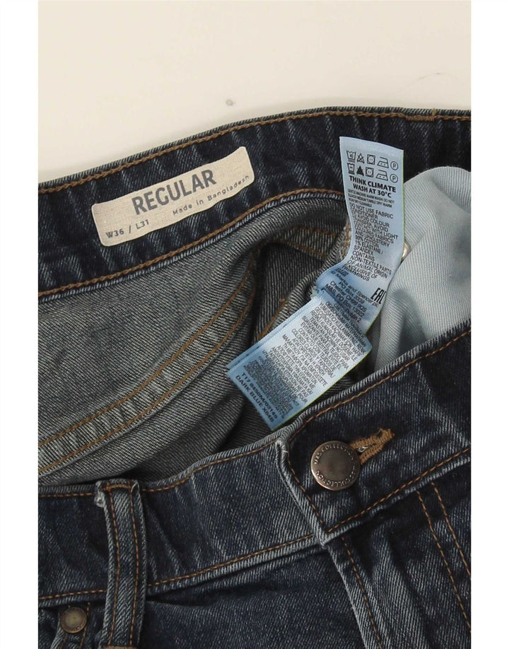Męskie jeansy Marks & Spencer Regular Straight W36 L31 Niebieskie, bawełniane