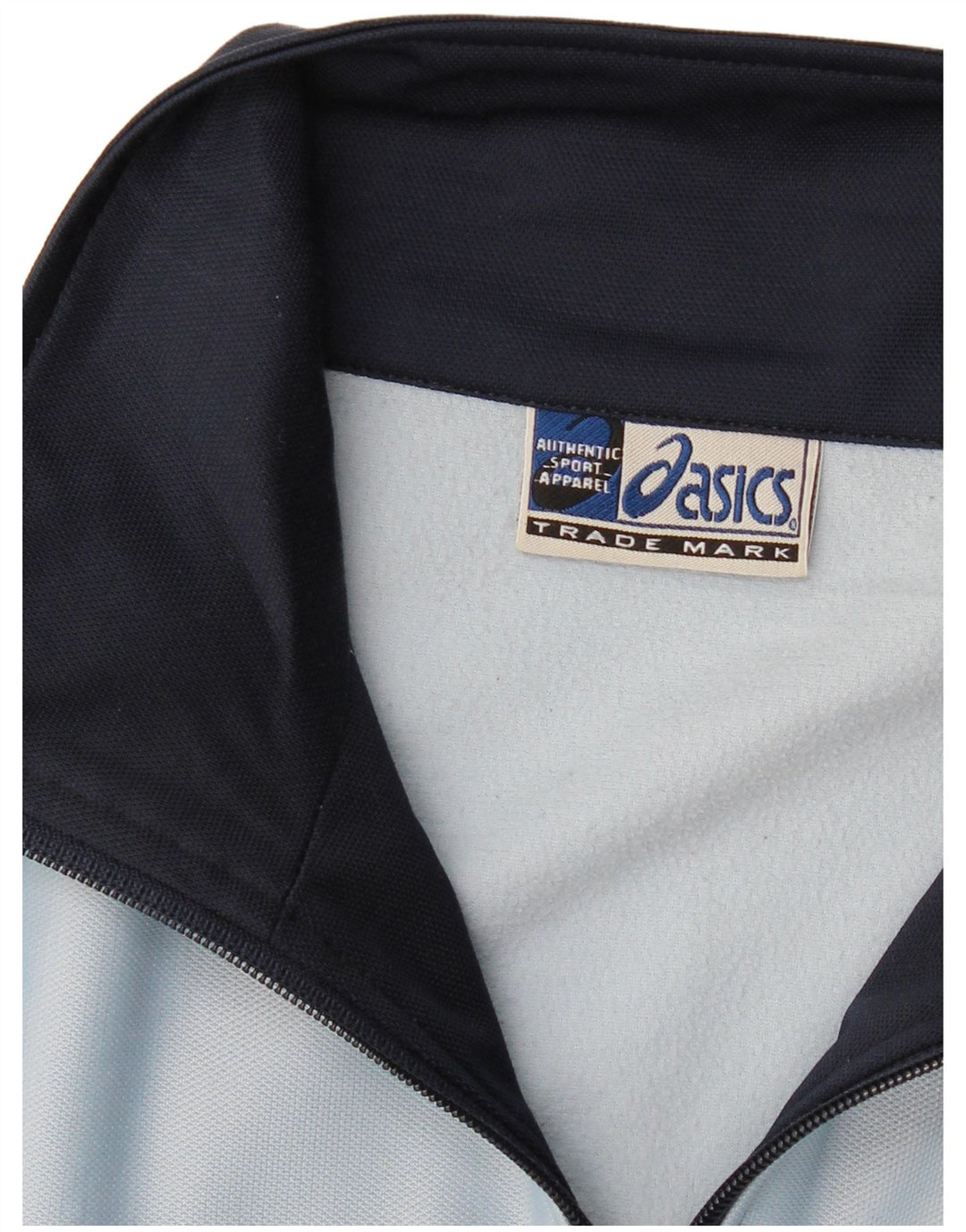 Męska bluza dresowa Asics, średnia granatowa, blok kolorów