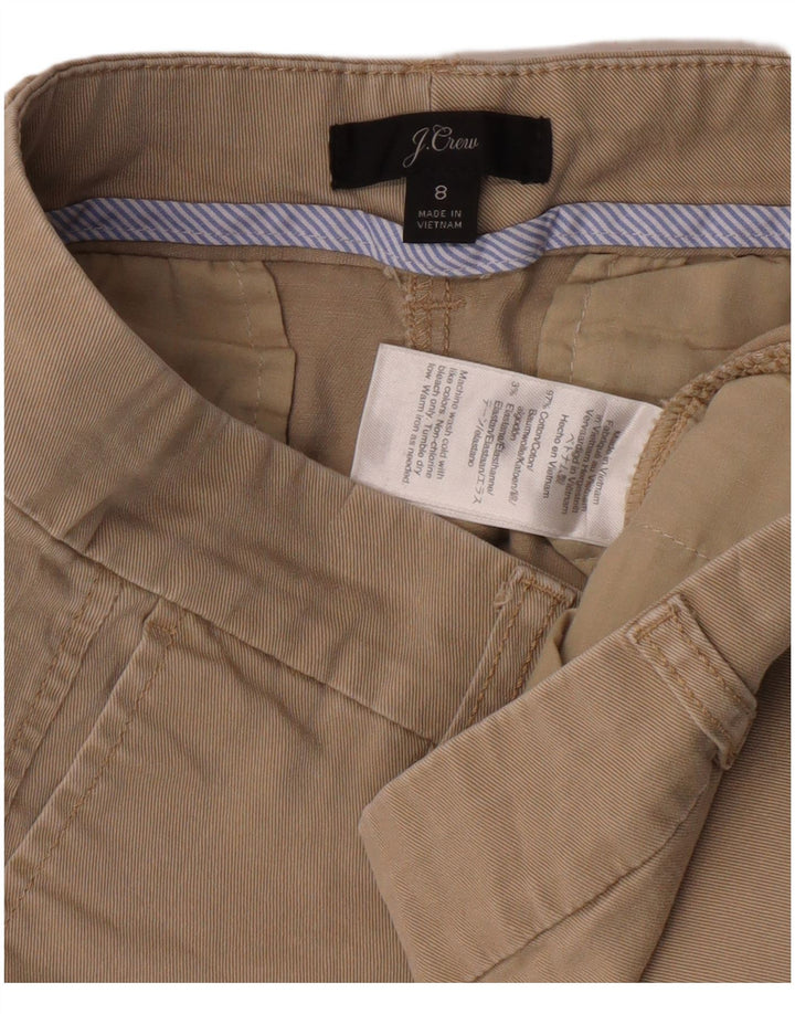 Damskie spodenki Chino J. CREW US 8 Medium W30, beżowa bawełna