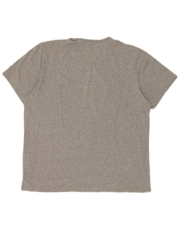 Męski T-shirt Nike, duży, szary, bawełniany