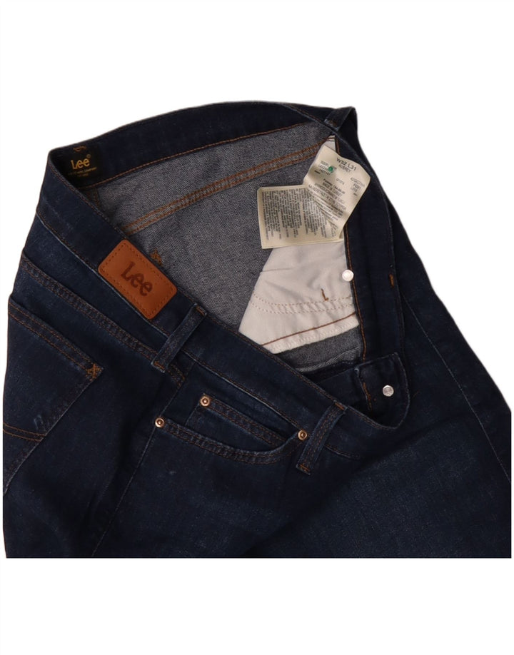 Damskie dżinsy LEE Aubrey Wide Leg W32 L31 Granatowa bawełna