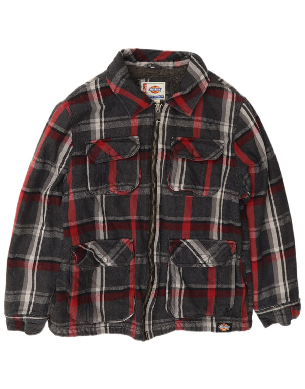 Kurtka męska Dickies Sherpa Utility UK 40, duża, wielokolorowa, bawełniana w kratę
