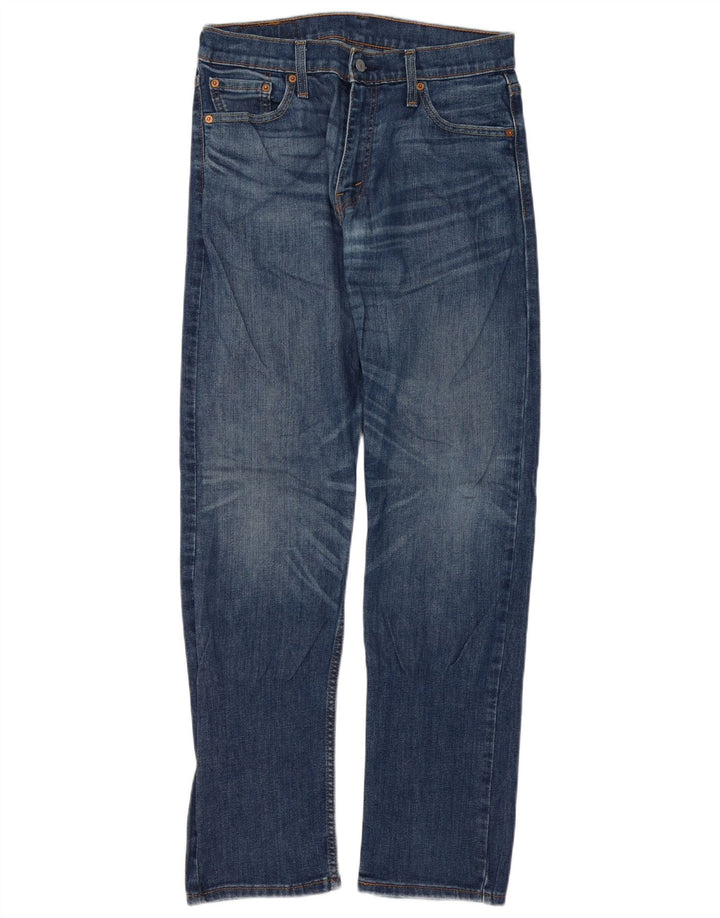 Męskie jeansy Levi's 513 Slim W30 L32 Niebieska bawełna