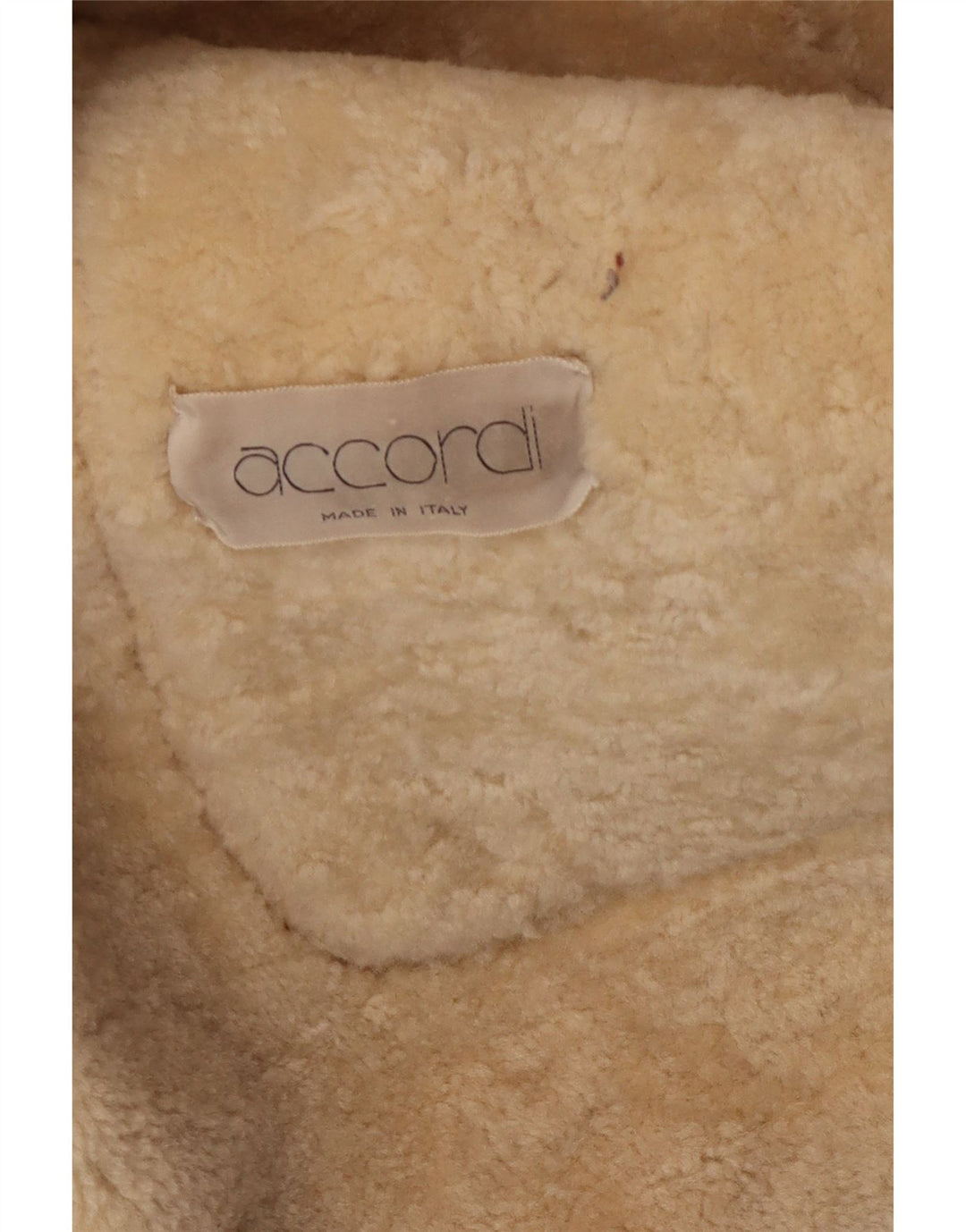 Vintage męska kurtka Shearling UK 38 Średni brązowy skórzany klasyczny