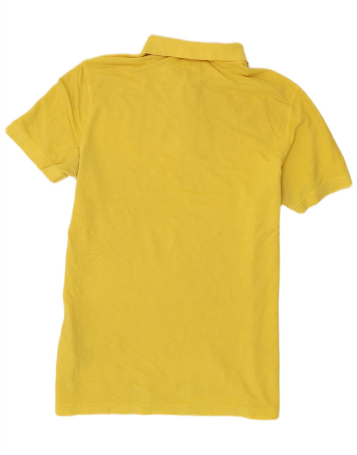 Męska koszulka polo Benetton XL, żółta, bawełniana