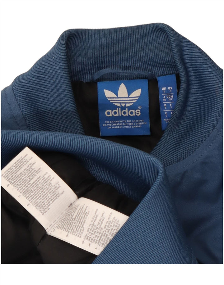 Męska kurtka bomber Adidas UK 36 Small Blue Polyester