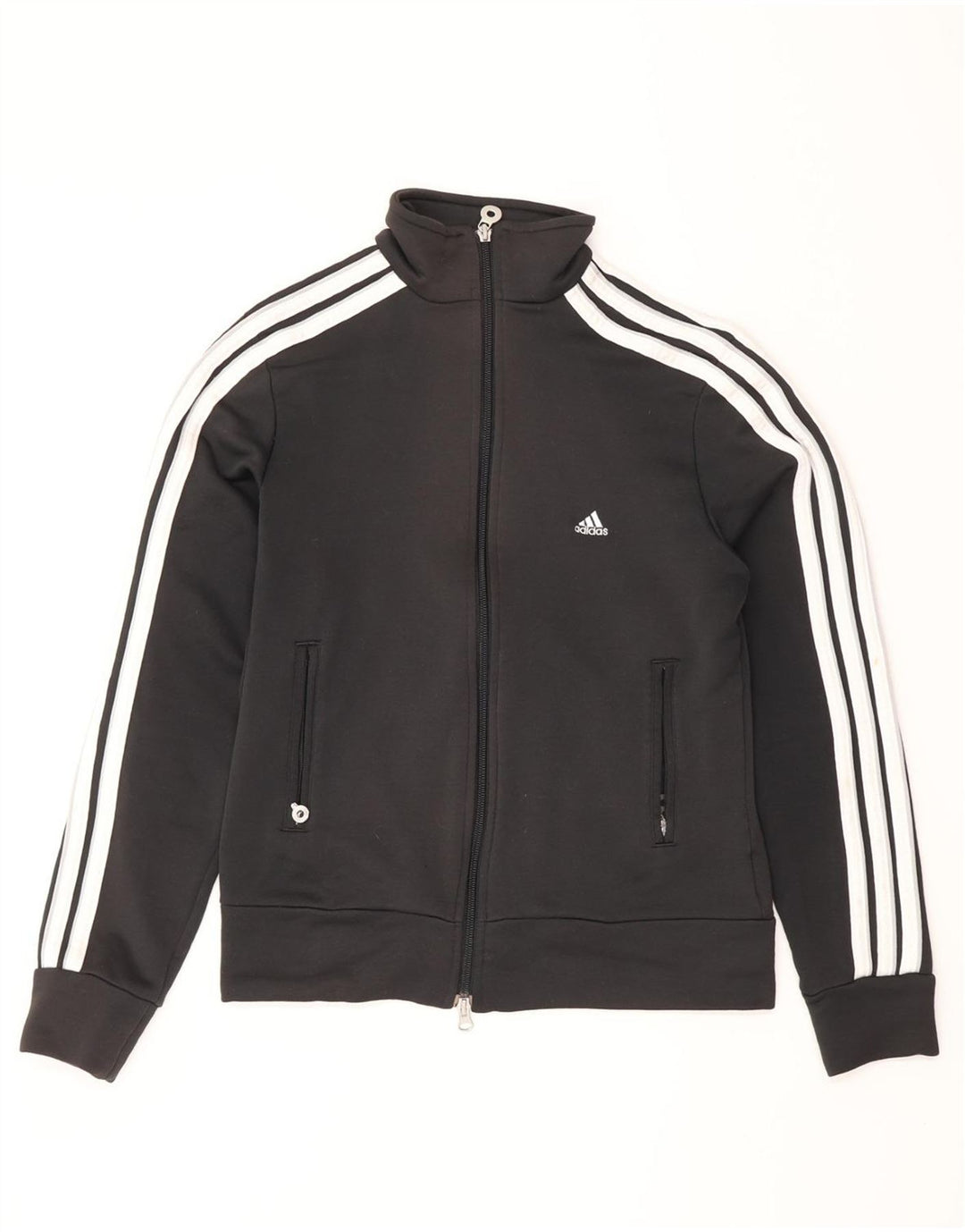 Damska kurtka dresowa ADIDAS UK 12 w kolorze średniej czerni