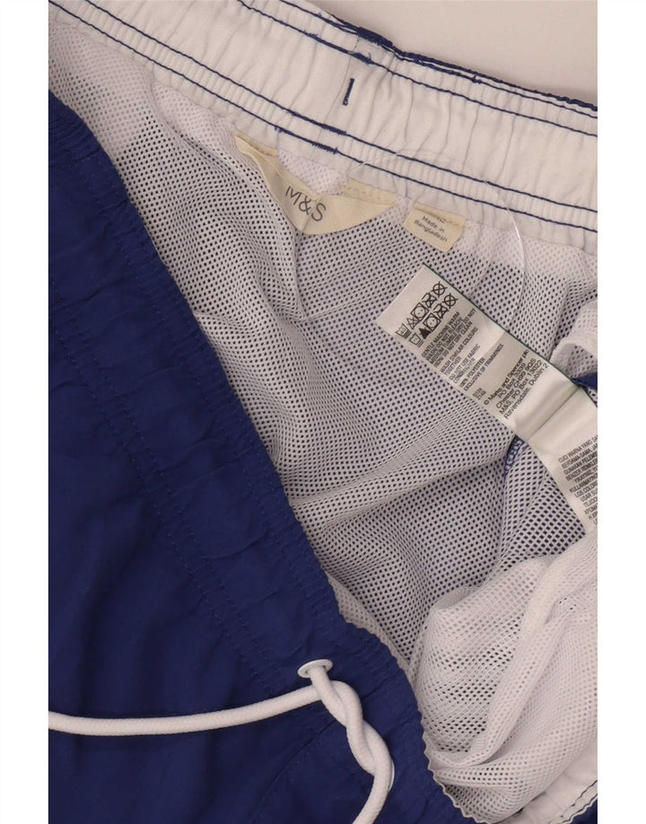 Męskie spodenki kąpielowe Marks & Spencer XL, niebieskie, poliestrowe