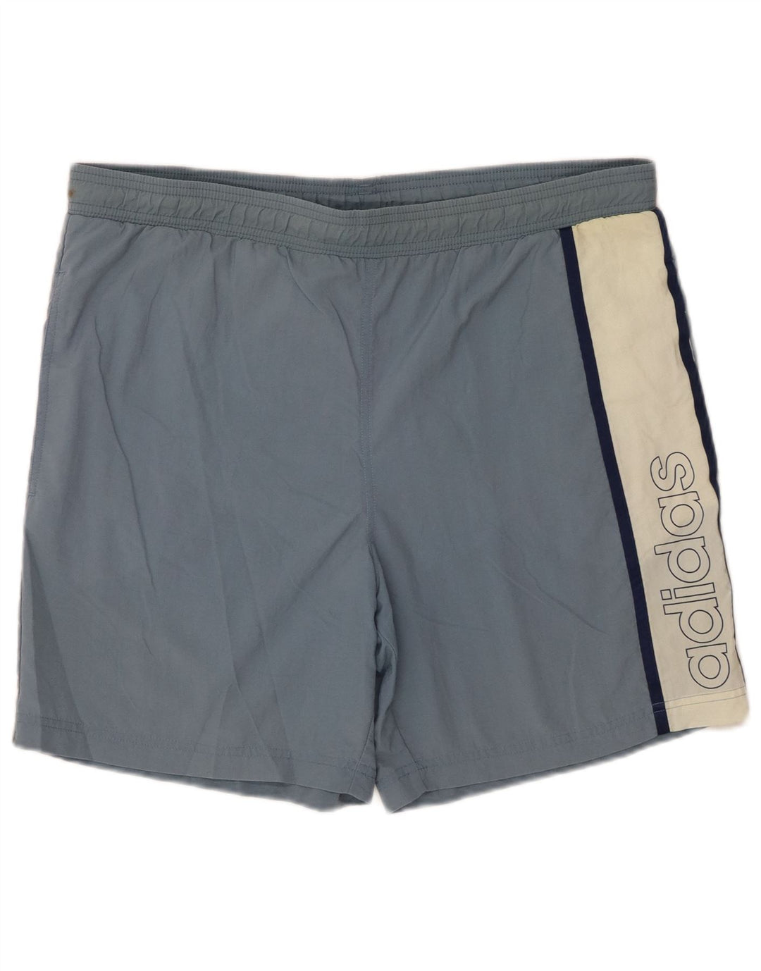 Męskie spodenki kąpielowe Adidas Graphic Medium Blue Colorblock Poliamid