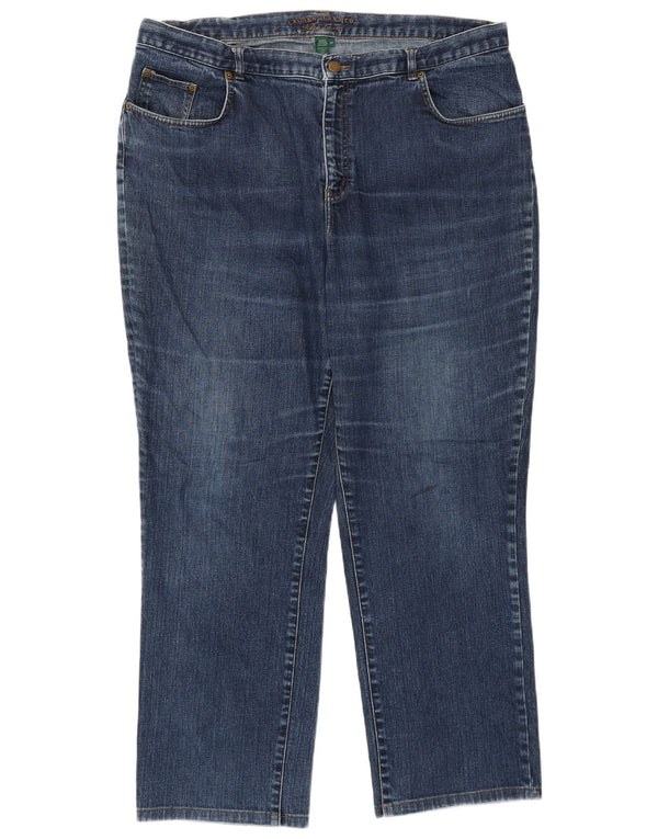 Damskie jeansy zwężane Ralph Lauren US 18 2XL W40 L28 Niebieskie bawełniane