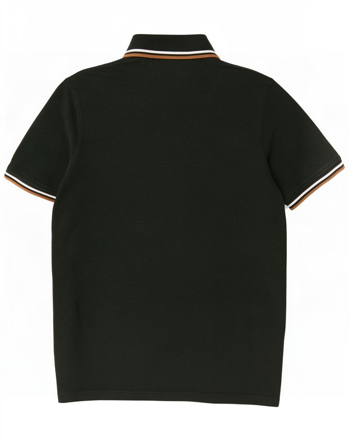Męska koszulka polo Jack & Jones, mała, zielona, ​​bawełniana