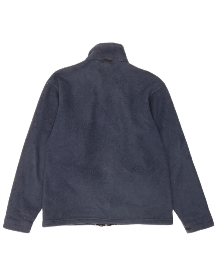 Kurtka polarowa Jack Wolfskin dla chłopców 13-14 lat, granatowa, poliester