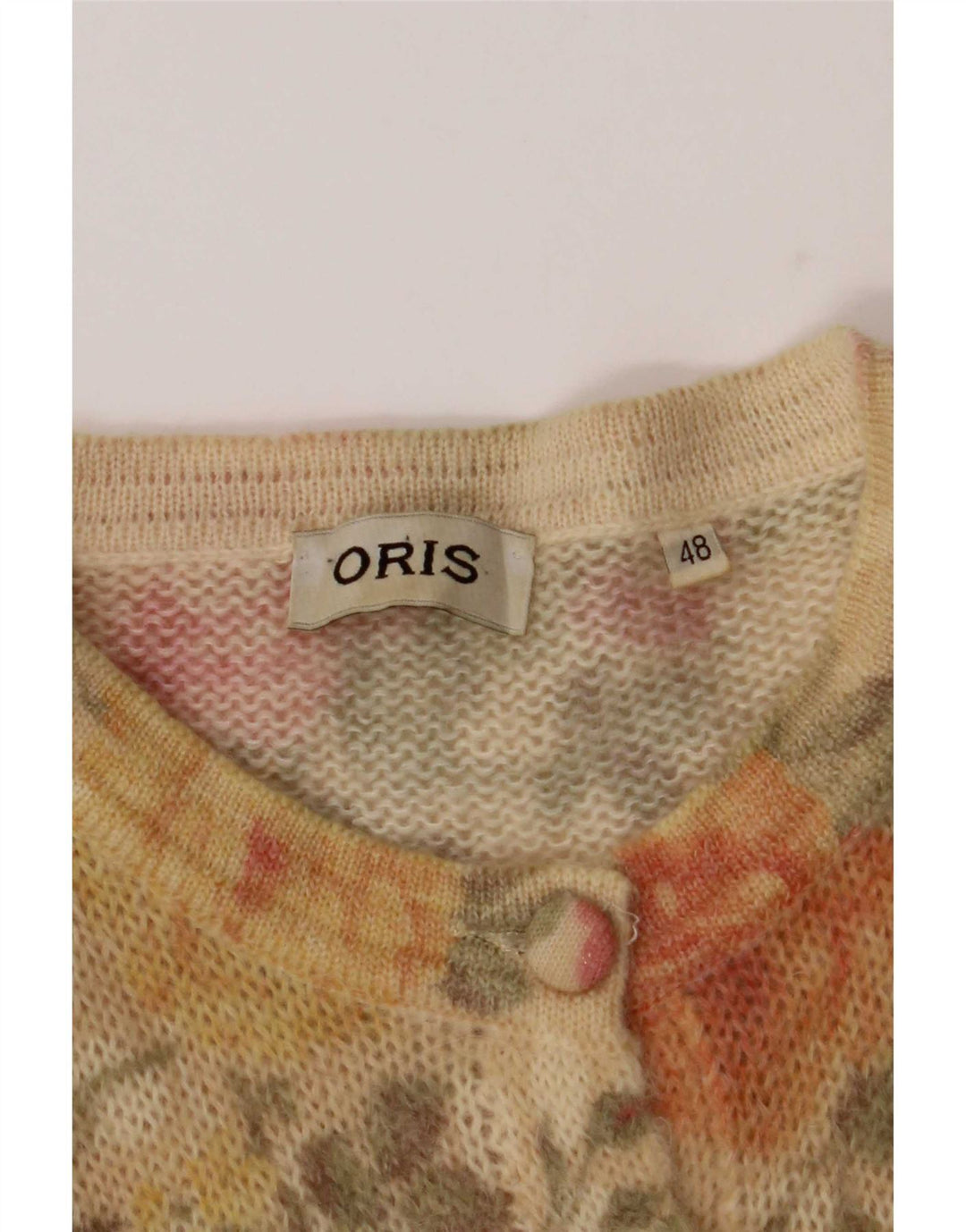 Sweter damski Oris IT 48 XL, wielobarwny, kwiatowy