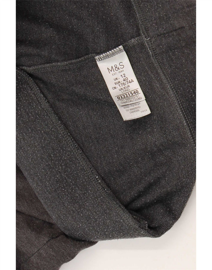 Damskie spodnie dresowe Marks & Spencer UK 12, średnioszare, bawełniane