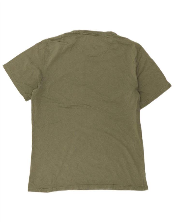 Męski T-shirt z grafiką Barbour o dopasowanym kroju, średni khaki
