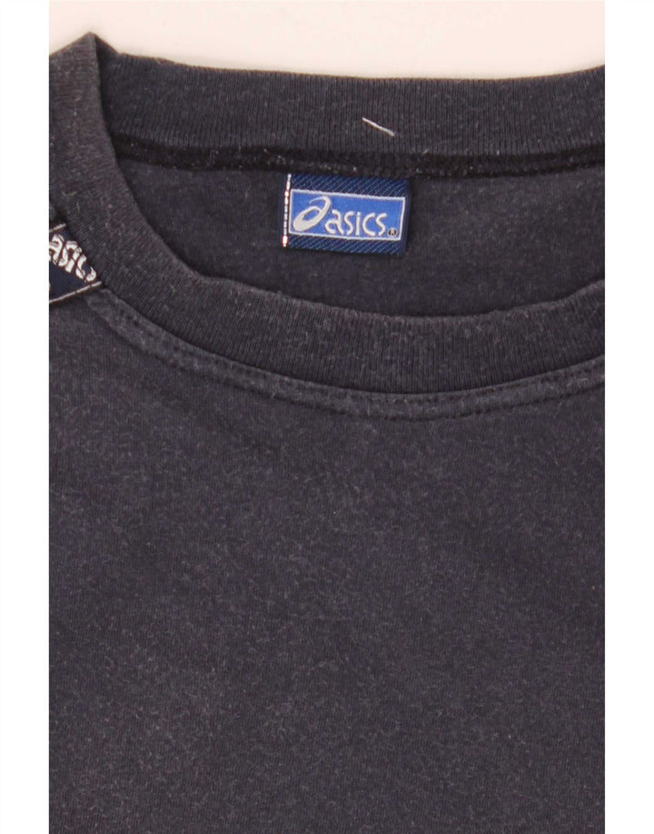 Męska koszulka z grafiką Asics, średnia, granatowa bawełna