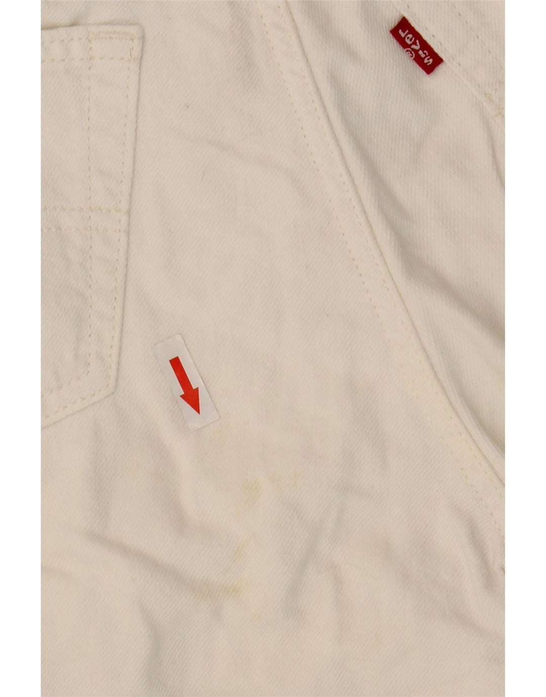 Damskie spodenki jeansowe Levi's W27 Small White