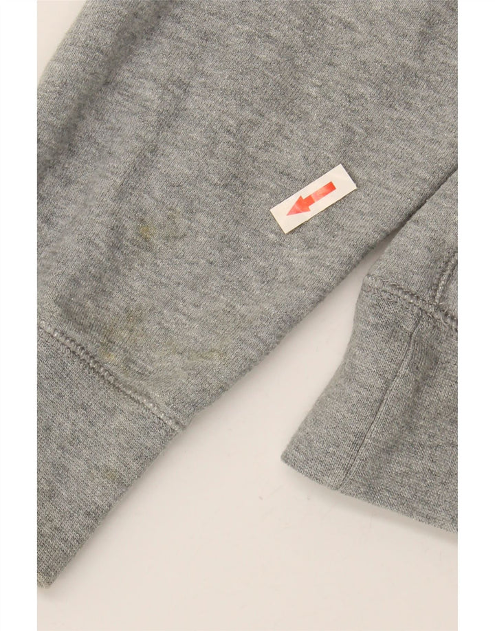 Męski sweter z kapturem NIKE, duży, szary, bawełniany