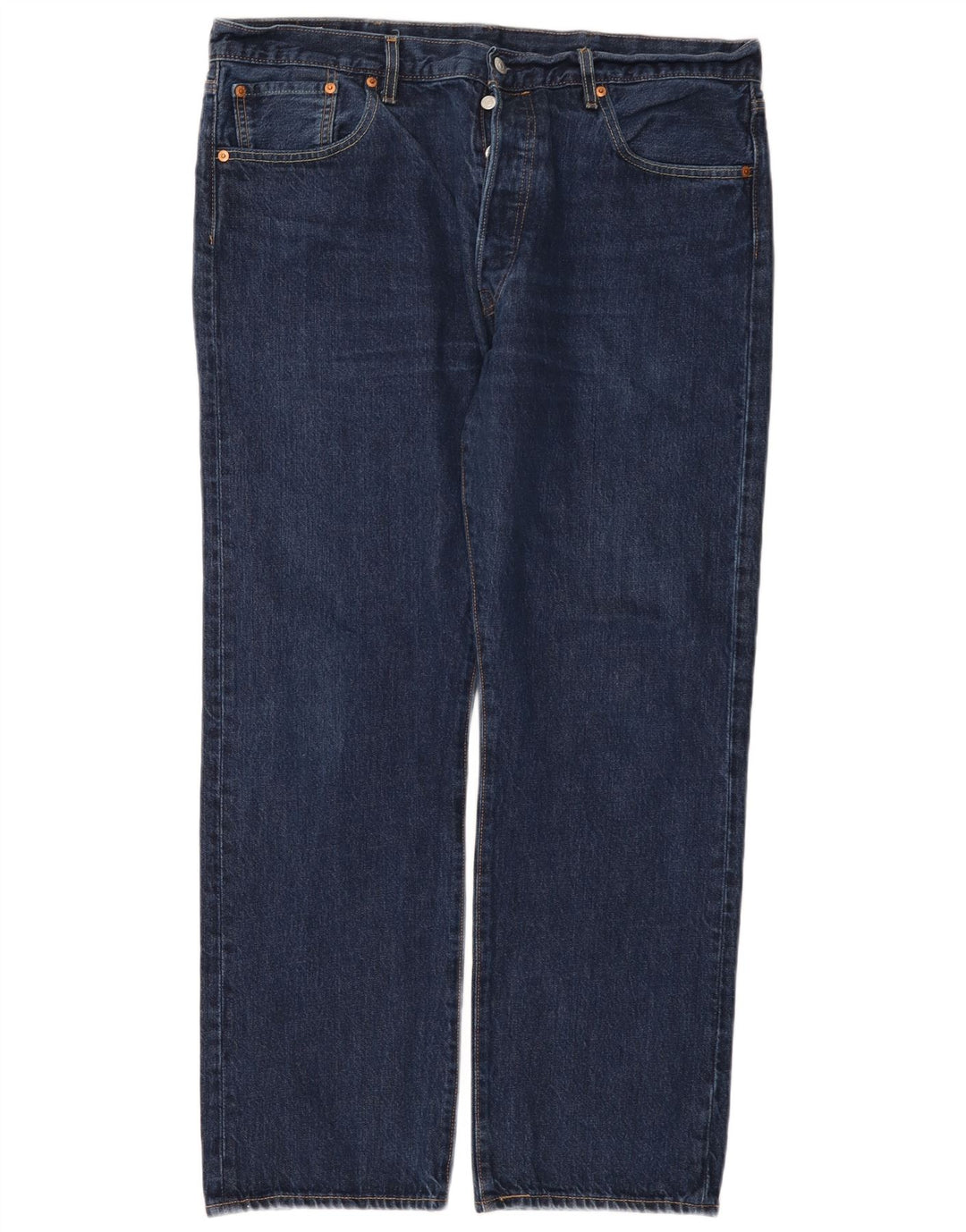 Męskie dżinsy Levi's 501 Straight W38 L30 Granatowa bawełna