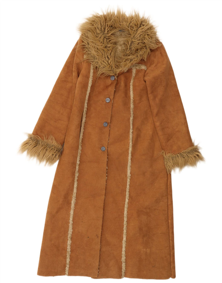 Płaszcz damski Dunnes Sherpa UK 8 Small Beige