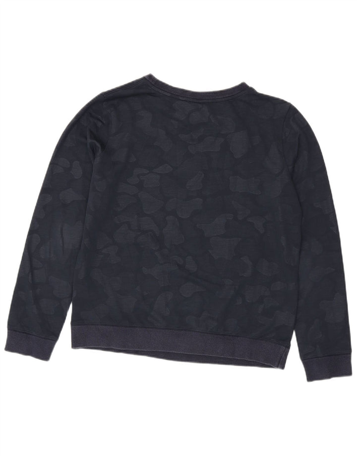 Damska bluza Adidas Graphic Jumper UK 12 Średni granatowy kamuflaż