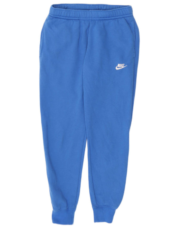Damskie spodnie dresowe Nike Joggers UK 10 Małe, niebieskie, bawełniane
