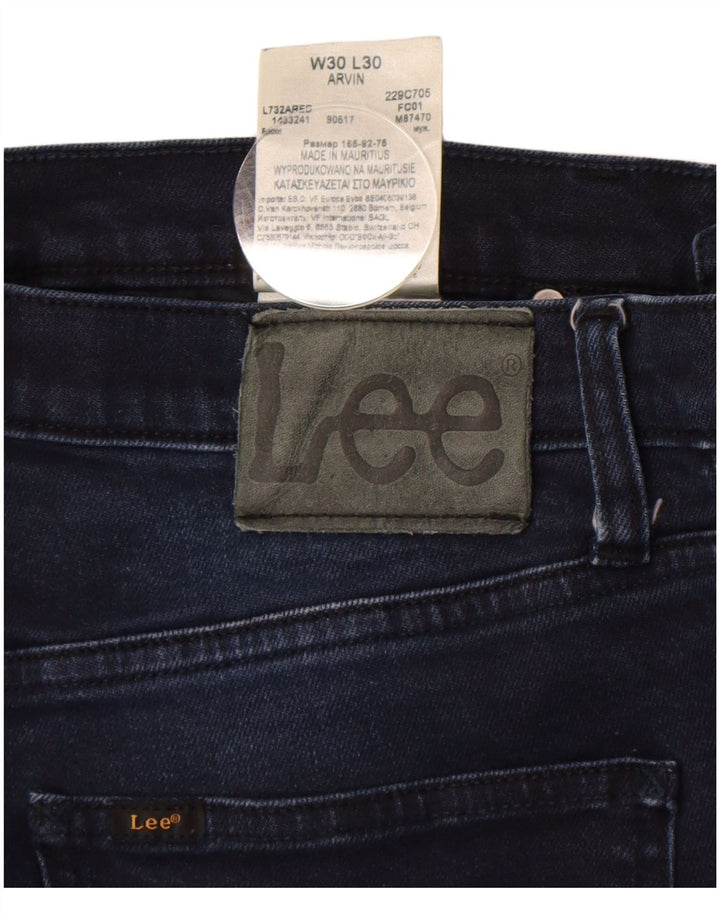 Męskie jeansy Lee Arvin Slim W30 L30 Niebieskie bawełniane