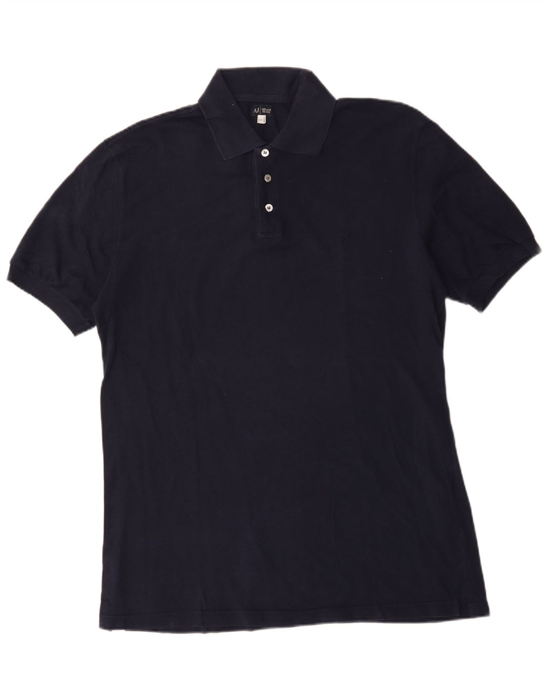 Męska koszulka polo Armani Jeans, duża, granatowa, bawełniana
