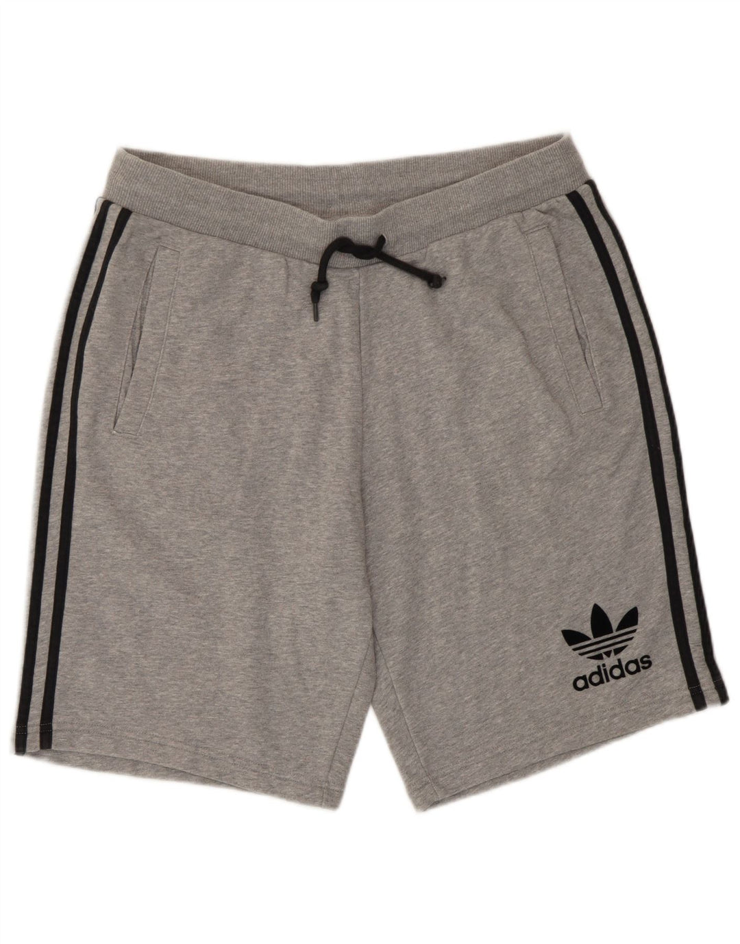 Męskie spodenki sportowe Adidas, duże, szare, nakrapiane