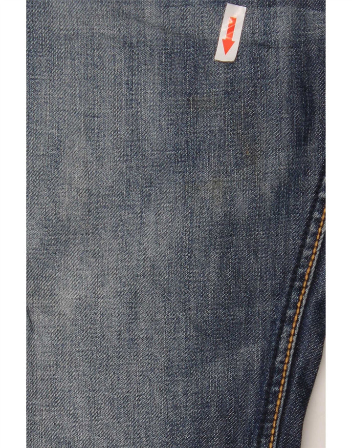 Desigual Męskie Proste Dżinsy W30 L33 Niebieskie Bawełniane