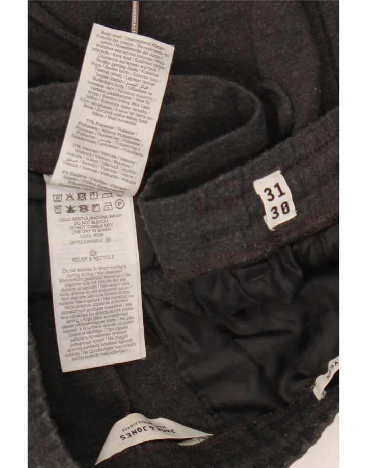 Męskie krótkie spodnie Jack & Jones W31 L24 Szary poliester