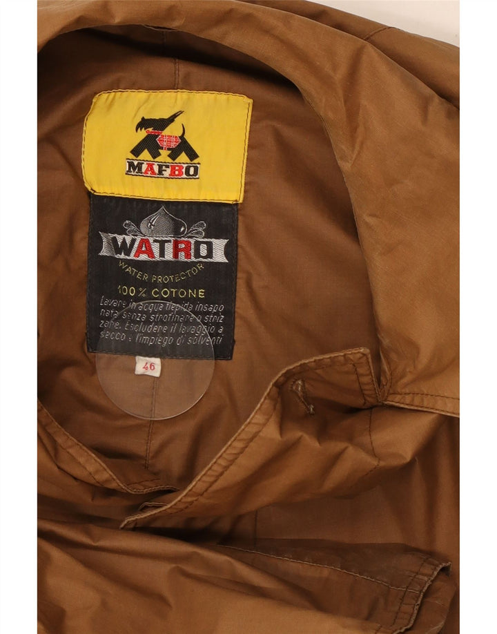 Męski trencz Mafbo IT 46 Small Brown Cotton