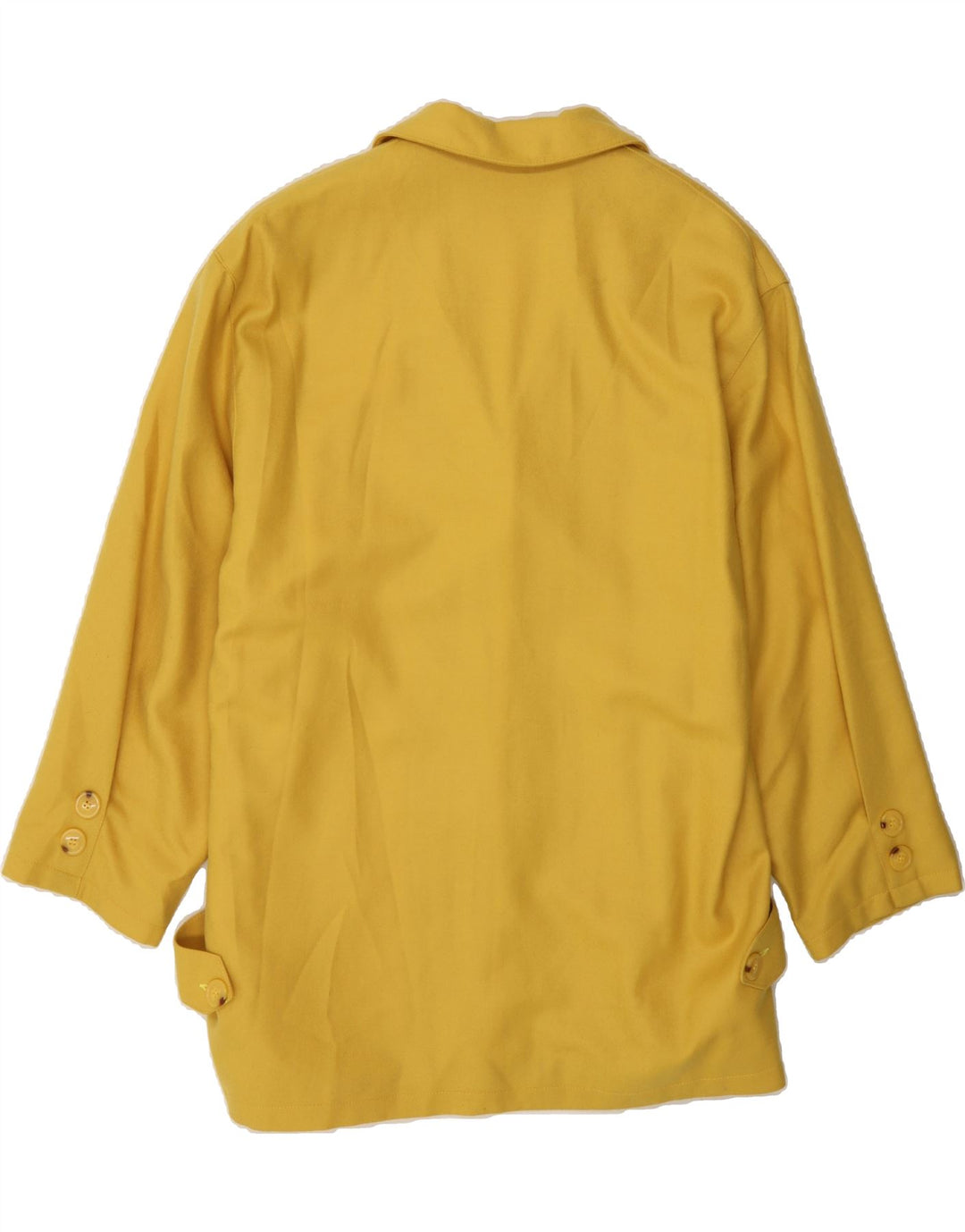 VINTAGE Womens 3 Button Blazer Jacket UK 20 2XL Yellow Vintage Vintage and Second-Hand Vintage from Messina Hembry 