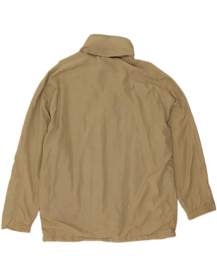 DIADORA Womens Hooded Rain Jacket UK 18 XL Khaki Polyamide Vintage Diadora and Second-Hand Diadora from Messina Hembry 