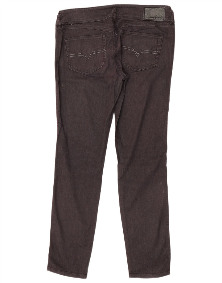 Diesel Damskie Husky Slim Jeans W30 L30 Czarna bawełna