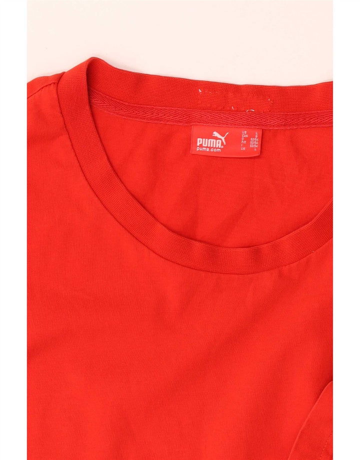 Męski t-shirt Puma, duży, czerwony