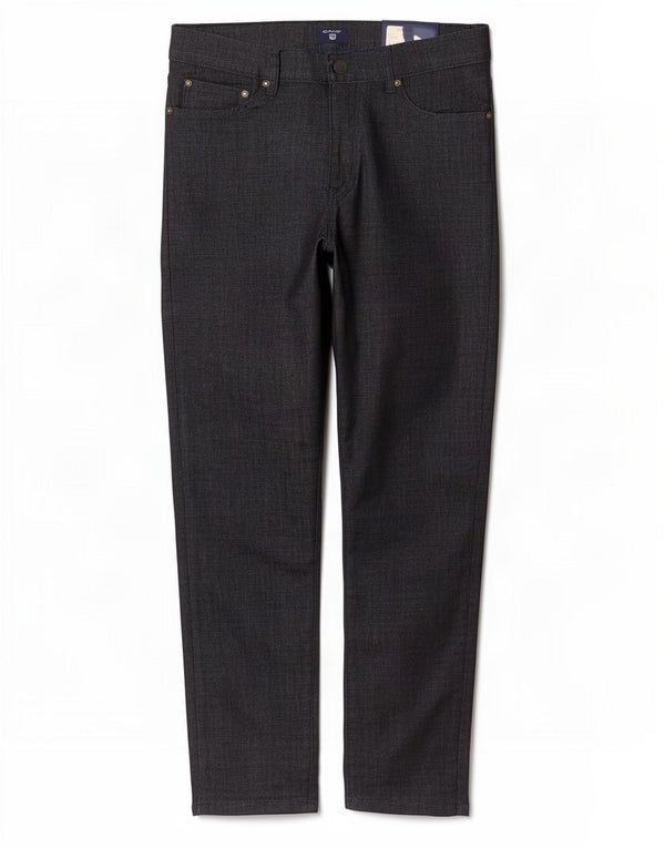 Jeansy męskie Gant Slim Tapered W32 L30 Granatowa bawełna