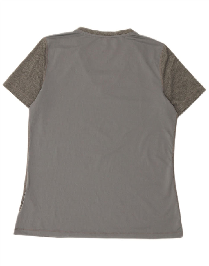 T-shirt damski Nike Dri Fit Top UK 14, duży, szary poliester
