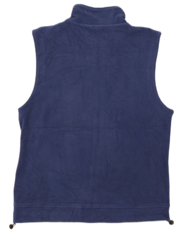 Męska kamizelka polarowa Canada UK 42 XL, niebieska, poliestrowa