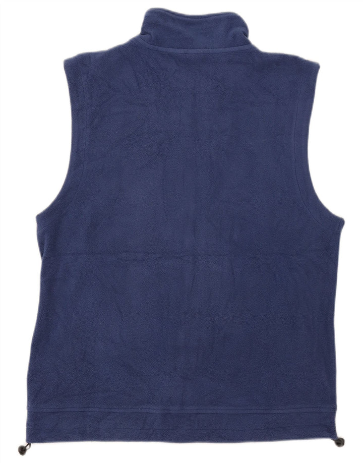 Męska kamizelka polarowa Canada UK 42 XL, niebieska, poliestrowa
